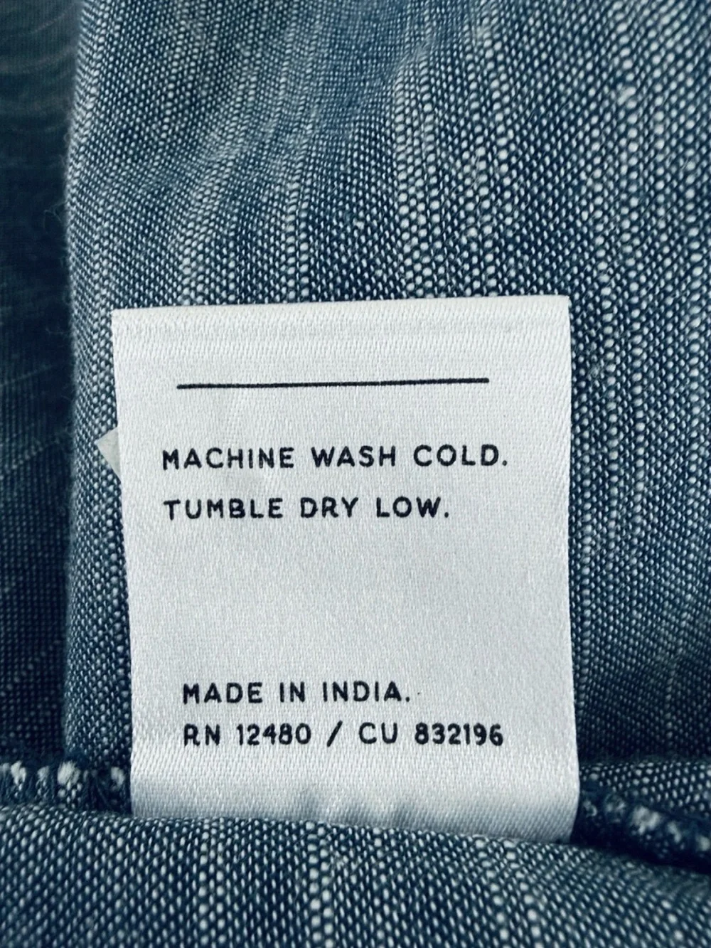 Pact Organic Cotton Chambray  Shift Dress - Picture 13 of 15